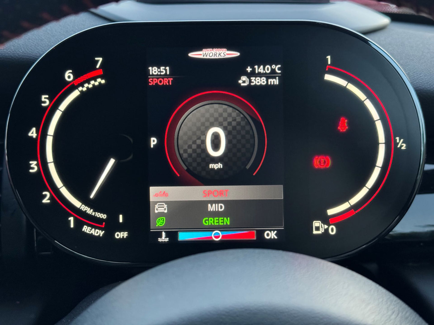 Digital Cluster MINI Cooper F54 F55 F56 F60 2015-2020 LCD