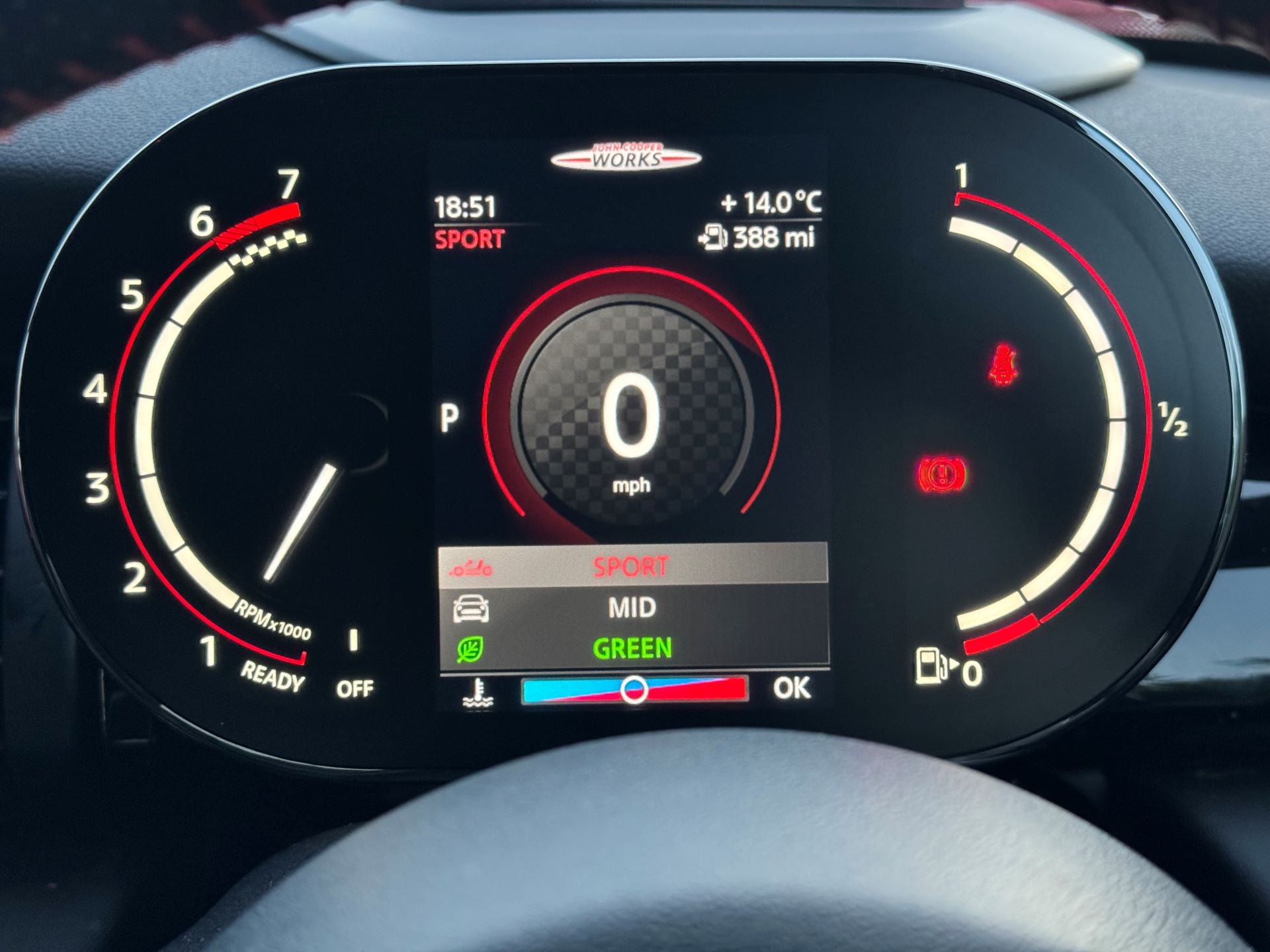 Digital Cluster MINI Cooper F54 F55 F56 F60 2015-2020 LCD